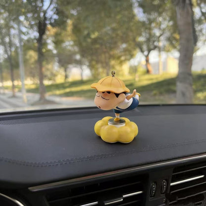 Shinchan Rotatable Dashboard Figure