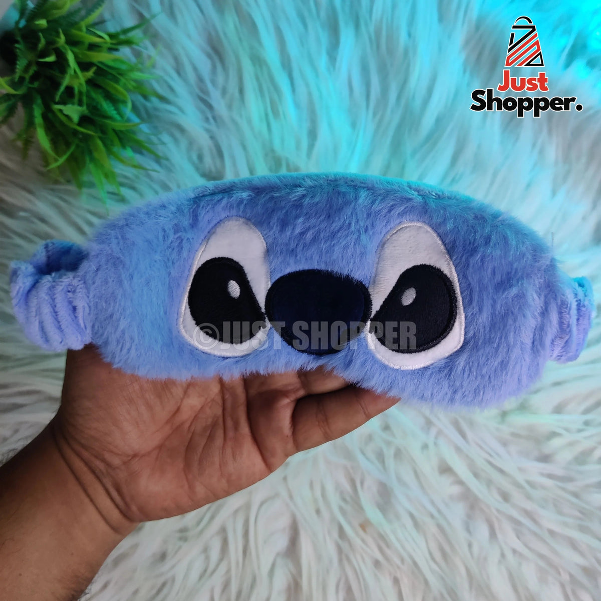 Cute Blue Character Sleep Eye Mask