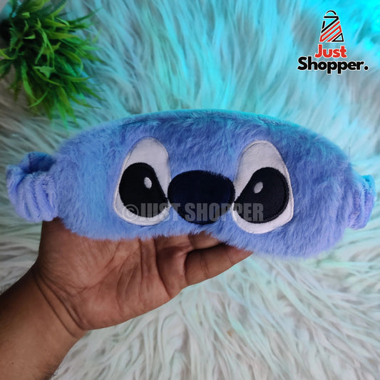 Cute Blue Character Sleep Eye Mask