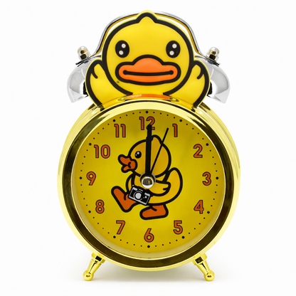 Cute Duck Twin-Bell Alarm Clock 🐥⏰