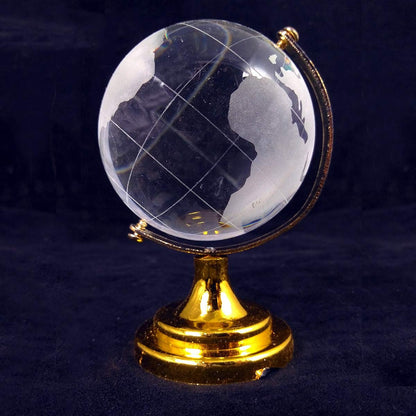 Universal Kraft Crystal Globe with Golden Color Stand