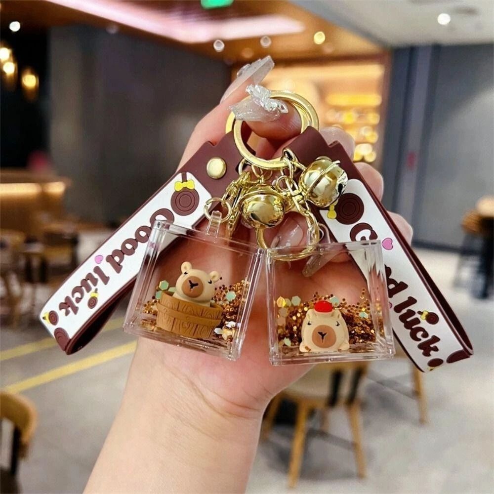 Capybara Water Keychain