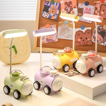 Toy Train Table Lamp With USB Charging Cable