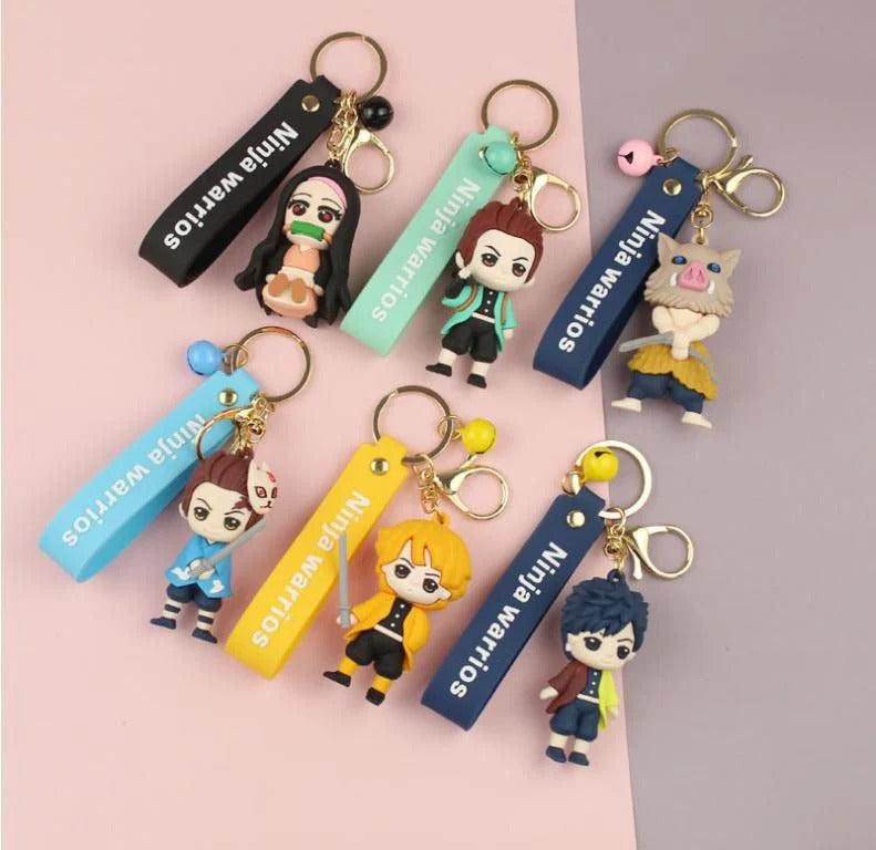 Demon Slayer Rubber Keychain