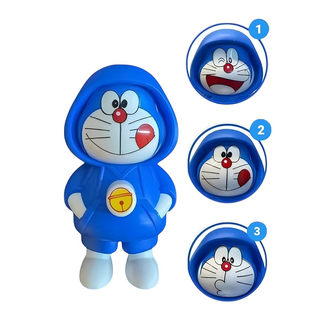 Doremon Face Changing Keychain