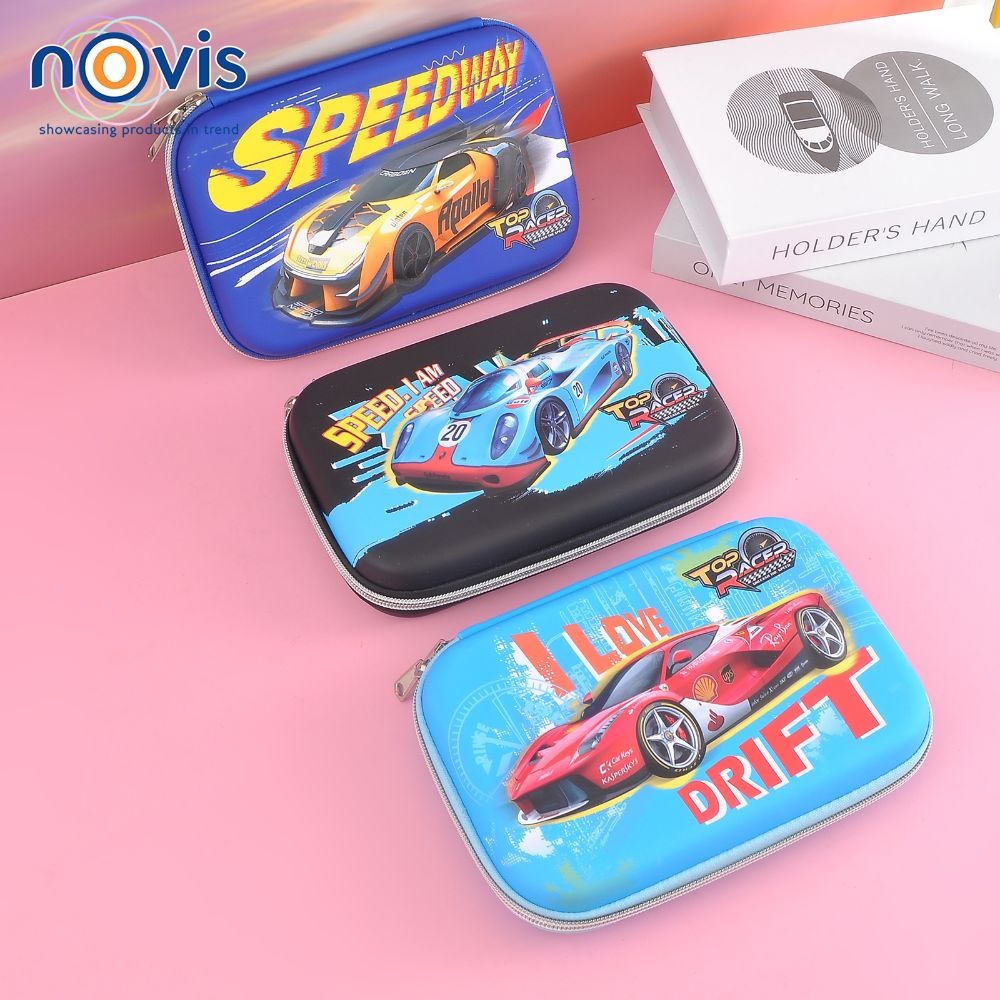 Racing Car Pencil Case Set