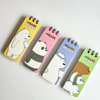 We Bare Bears Spiral Mini Notepad