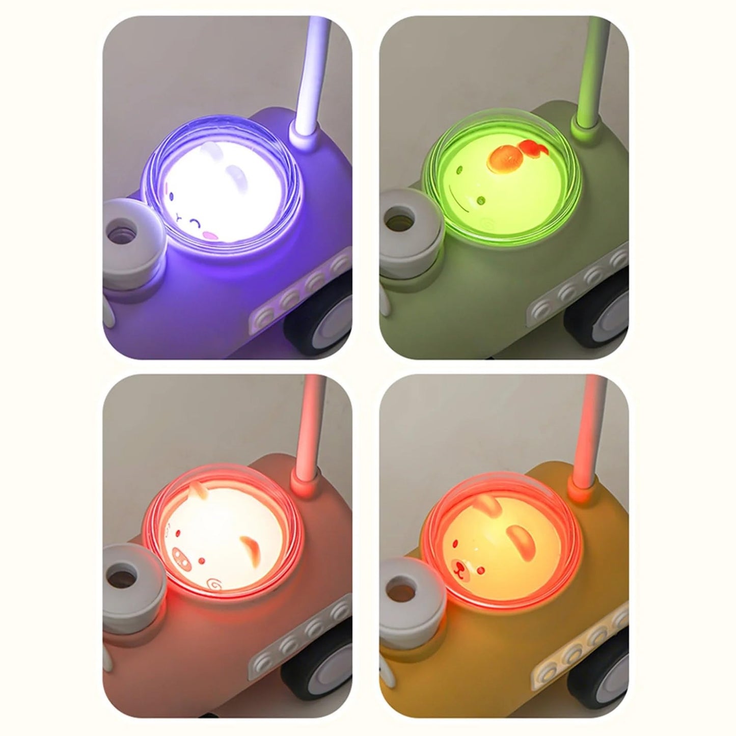 Toy Train Table Lamp With USB Charging Cable