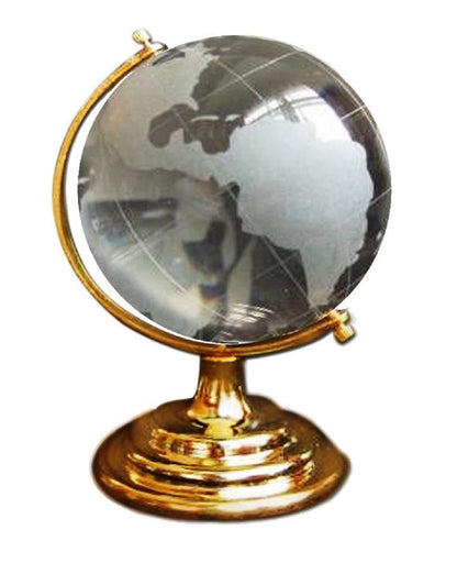 Universal Kraft Crystal Globe with Golden Color Stand