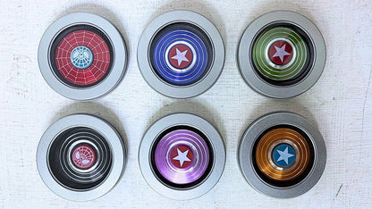 Avengers-themed metal spinner