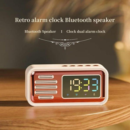 Digital Clock with Bluetooth Speaker