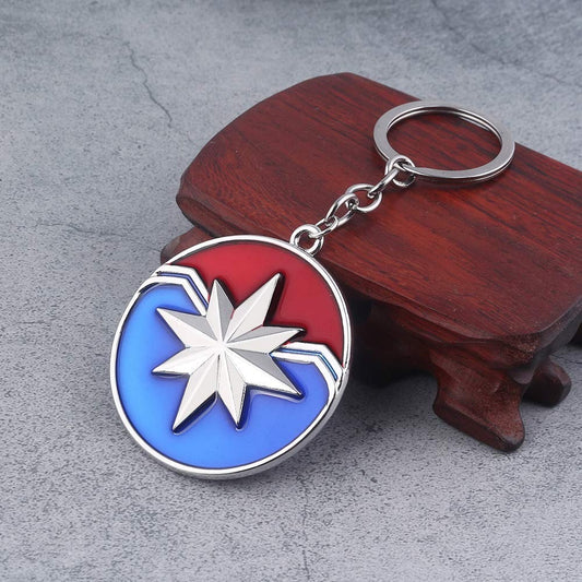 Captain Marvel Spinner Keychain