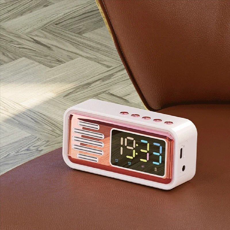 Digital Clock with Bluetooth Speaker