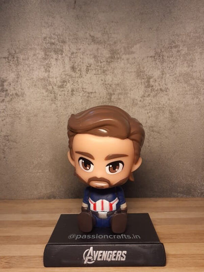 Caption America Bobble Head
