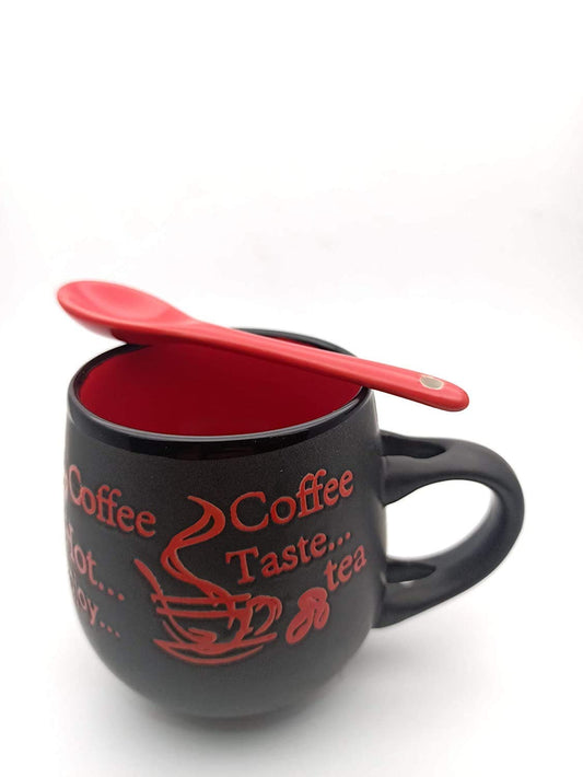 Coffee Mug with Spoon