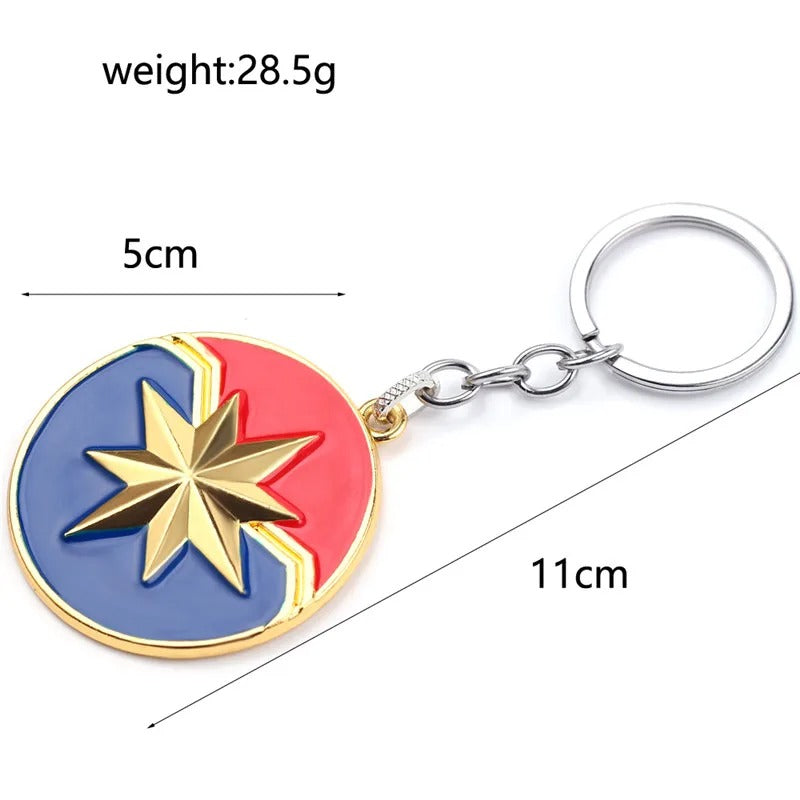 Captain Marvel Spinner Keychain