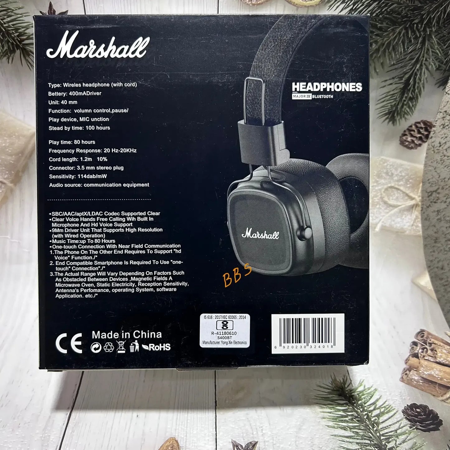 Marshall Headphone  Major IV