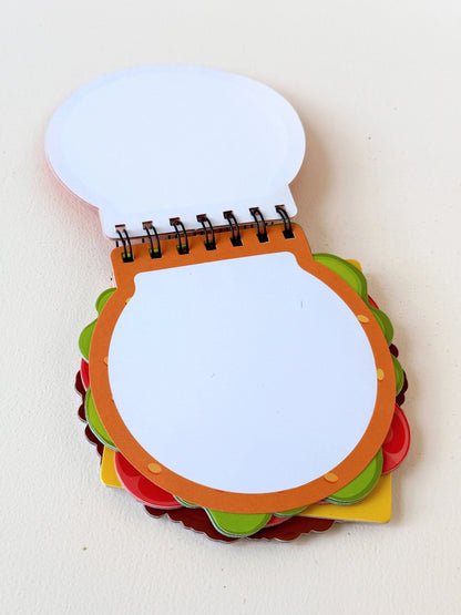 Burger Spiral Notebook