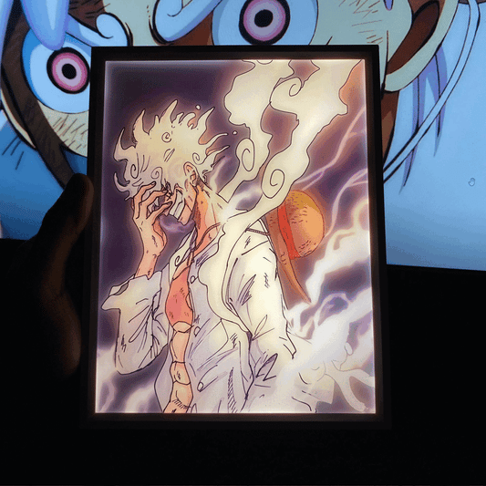 Anime LED 3D Square Lamp