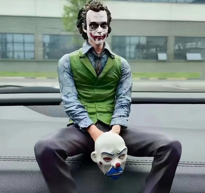 Joker Sitting with Bag and Mask Net