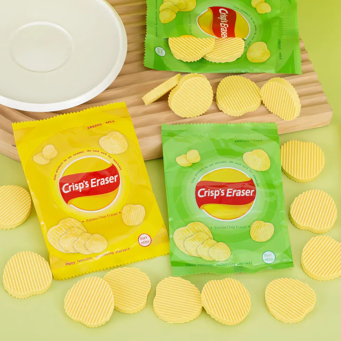 Potato Chips Shaped Cute Eraser