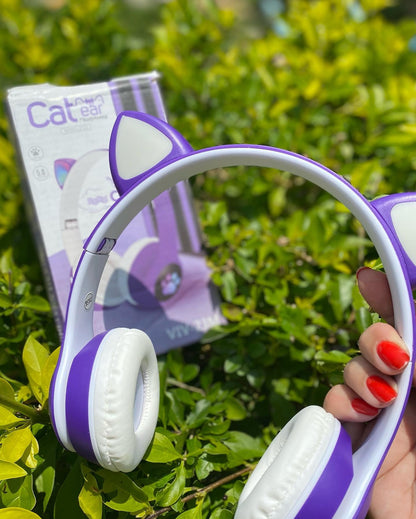 Viv-23m Headphones Cat Ear Wireless Headphones