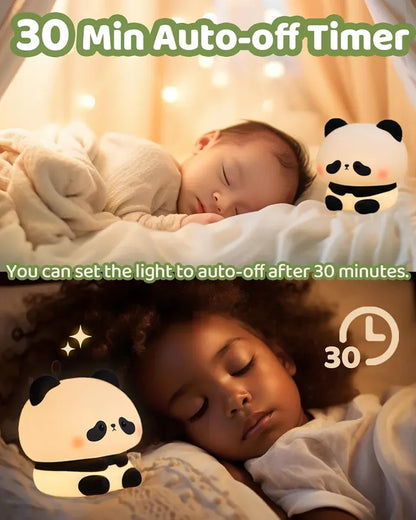 Panda Sitting Silicon Night Lamp