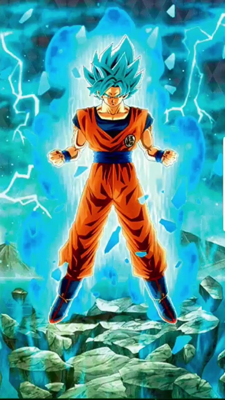 Anime Wall Scroll Blue Hair Vegeta