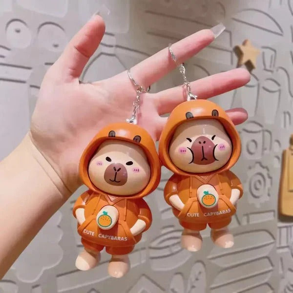 Capybara Face Changing Keychain