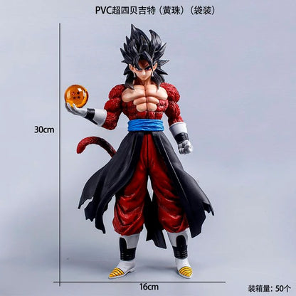 Masipicks Vegito SSJ4 Action Figure with Dragon ball in Hand (30 cm Height)