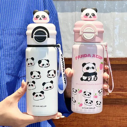 3D Panda Stainless Steel Kids Bottle