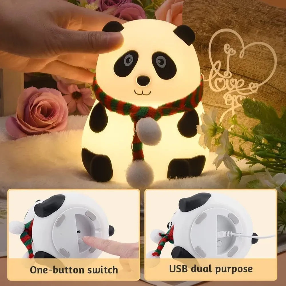 Panda Silicon Night Lamp