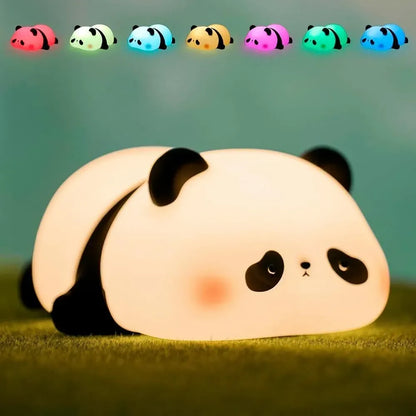 Sleeping Panda Silicon Night Lamp