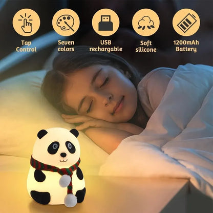 Panda Silicon Night Lamp