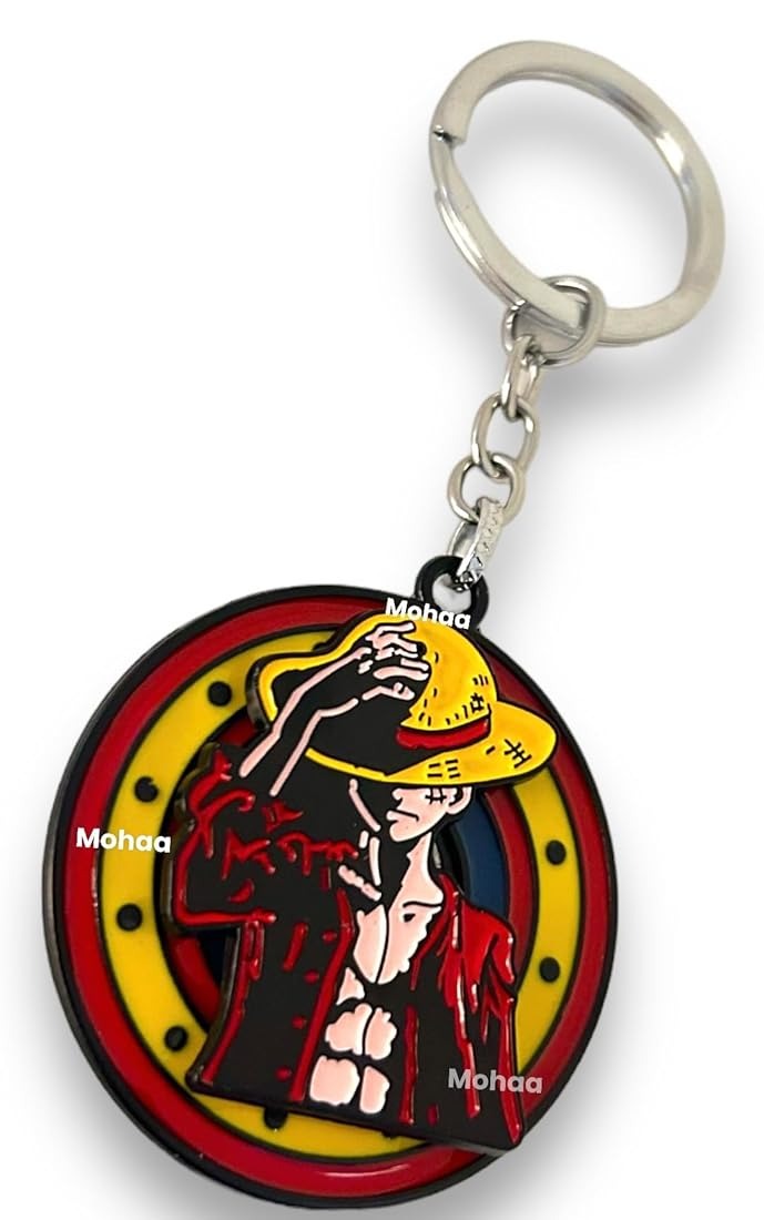 Luffy Straw Hat Keychain