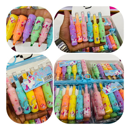 Unicorn Highlighters set