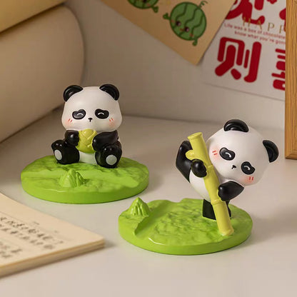 Panda Theme Handmade Resin Art PhoneHolder