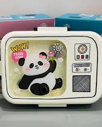 Panda Steel Insulated Designer Lunch Box