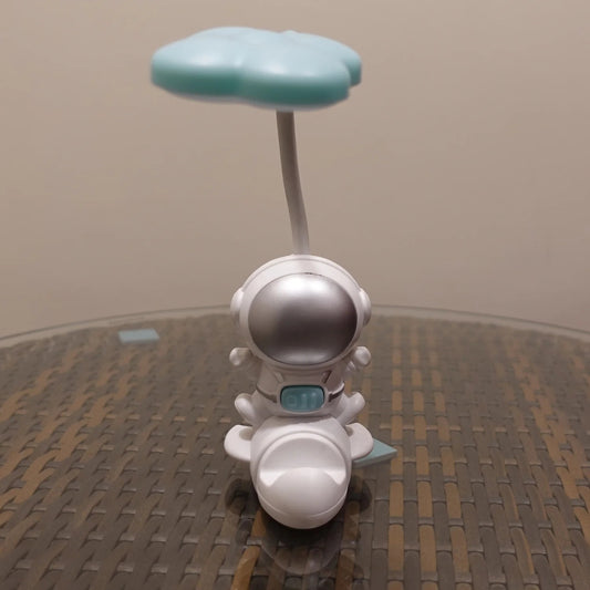 Astronaut Table Lamp; with Built- in Pencil Sharpener