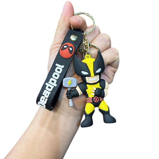 Deadpool and Wolverine Crossover Keychain