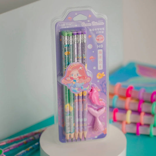 Ocean Princess Pencil Set