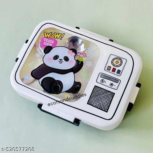Cute Panda Cartoon Lunch Box