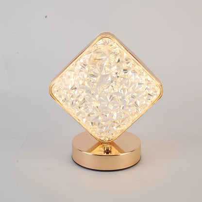 Crystal Luxury 3 Color Touch Table Lamp