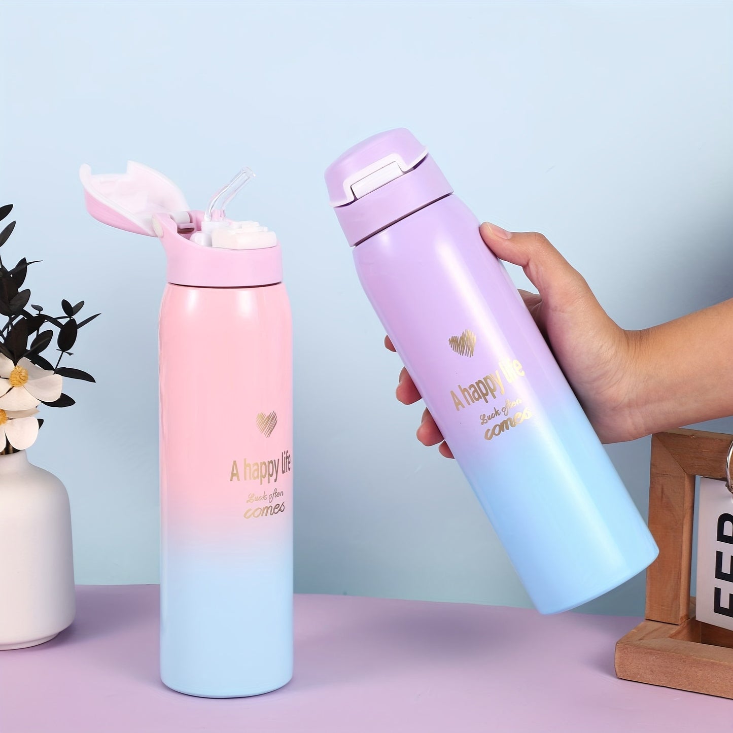 Happy Time Insulated Steel Water Bottle 750 ml