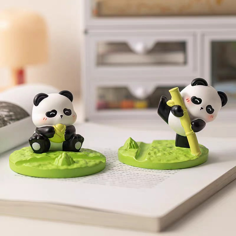 Panda Theme Handmade Resin Art PhoneHolder