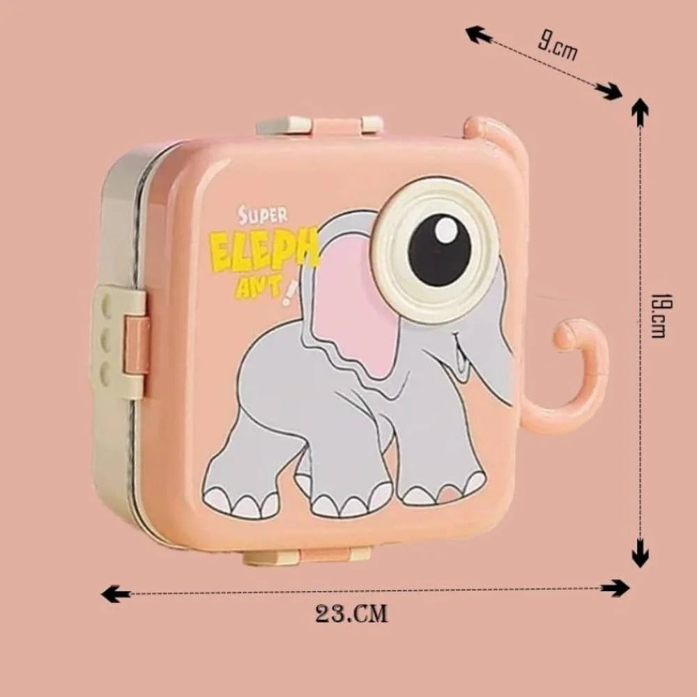 Elephant Theme Lunch Box.
