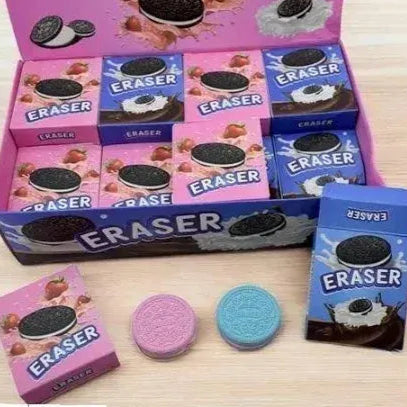 Cute Oreo Biscuit Shaped Eraser