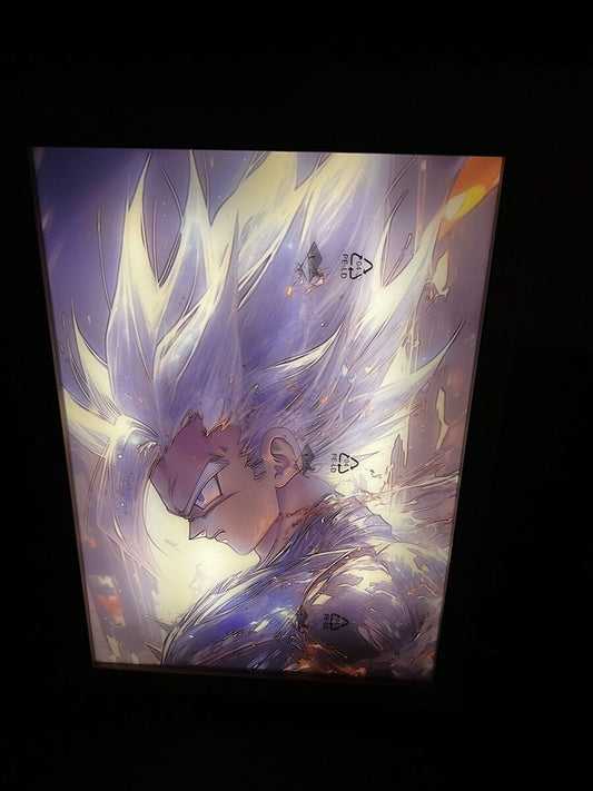 Son Gohan 3D Square Lamp