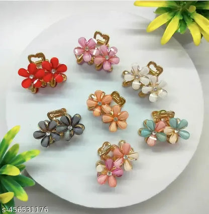 Mini hair claw clips Pack Of 6