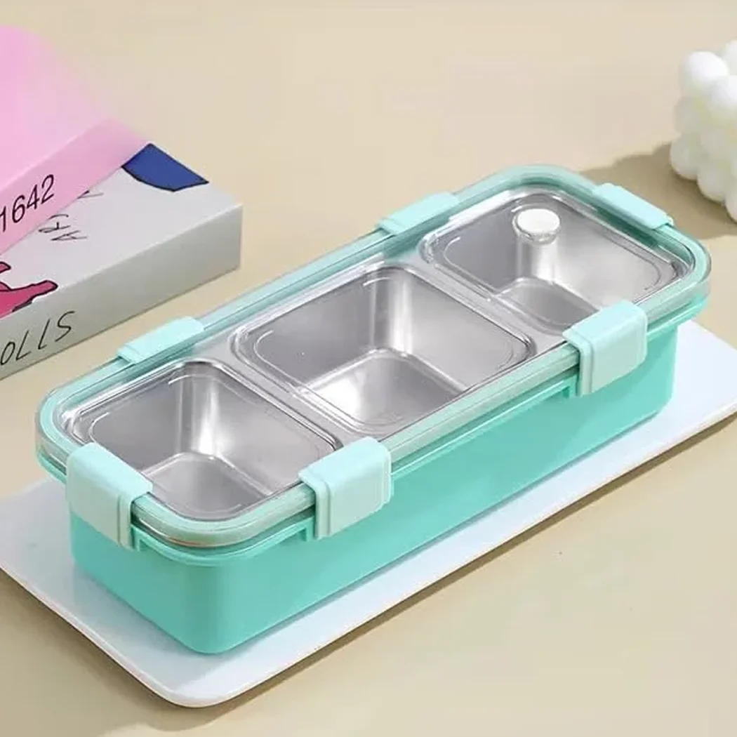 Stainless Steel Lunch Box with Compartments